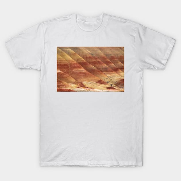 Painted Hills - Up Close And Personal - 3 © T-Shirt by PrinceJohn